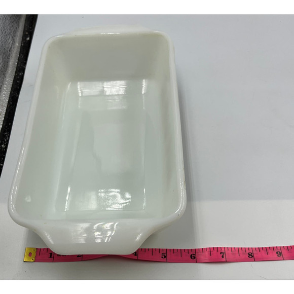 Vintage Anchor Hocking Golden Harvest 441 Rectangle Casserole Dish 5x9 Inch - Picture 7 of 9